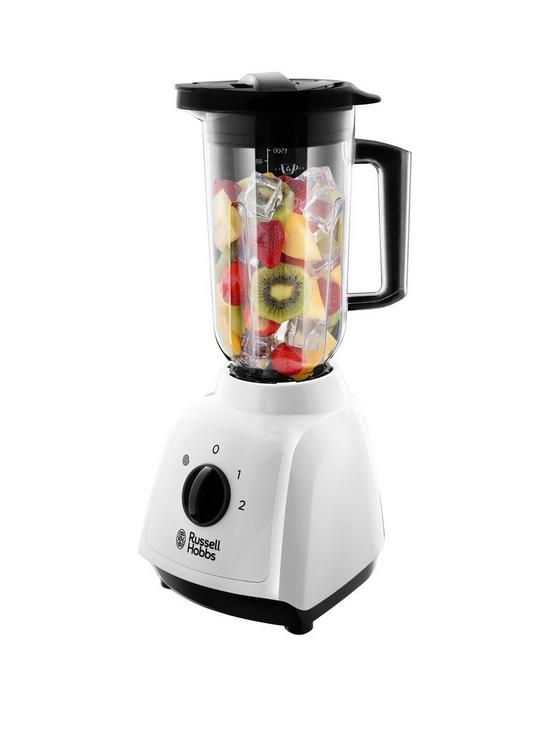 front image of russell-hobbs-food-collection-white-jug-blender-24610