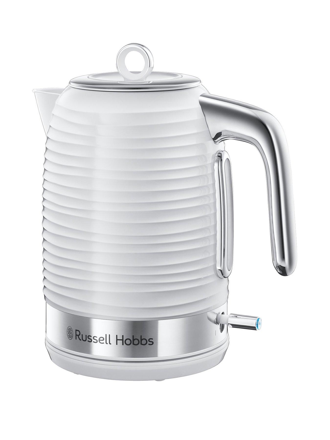 Image of Russell Hobbs Inspire Textured White Plastic  Kettle - 24260