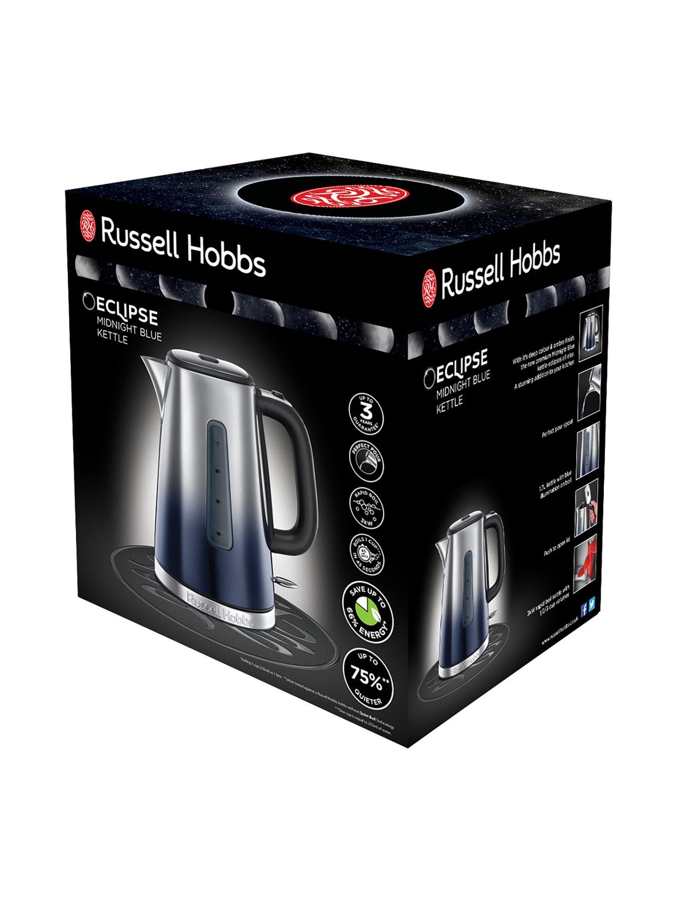 russell hobbs blue kettle and toaster