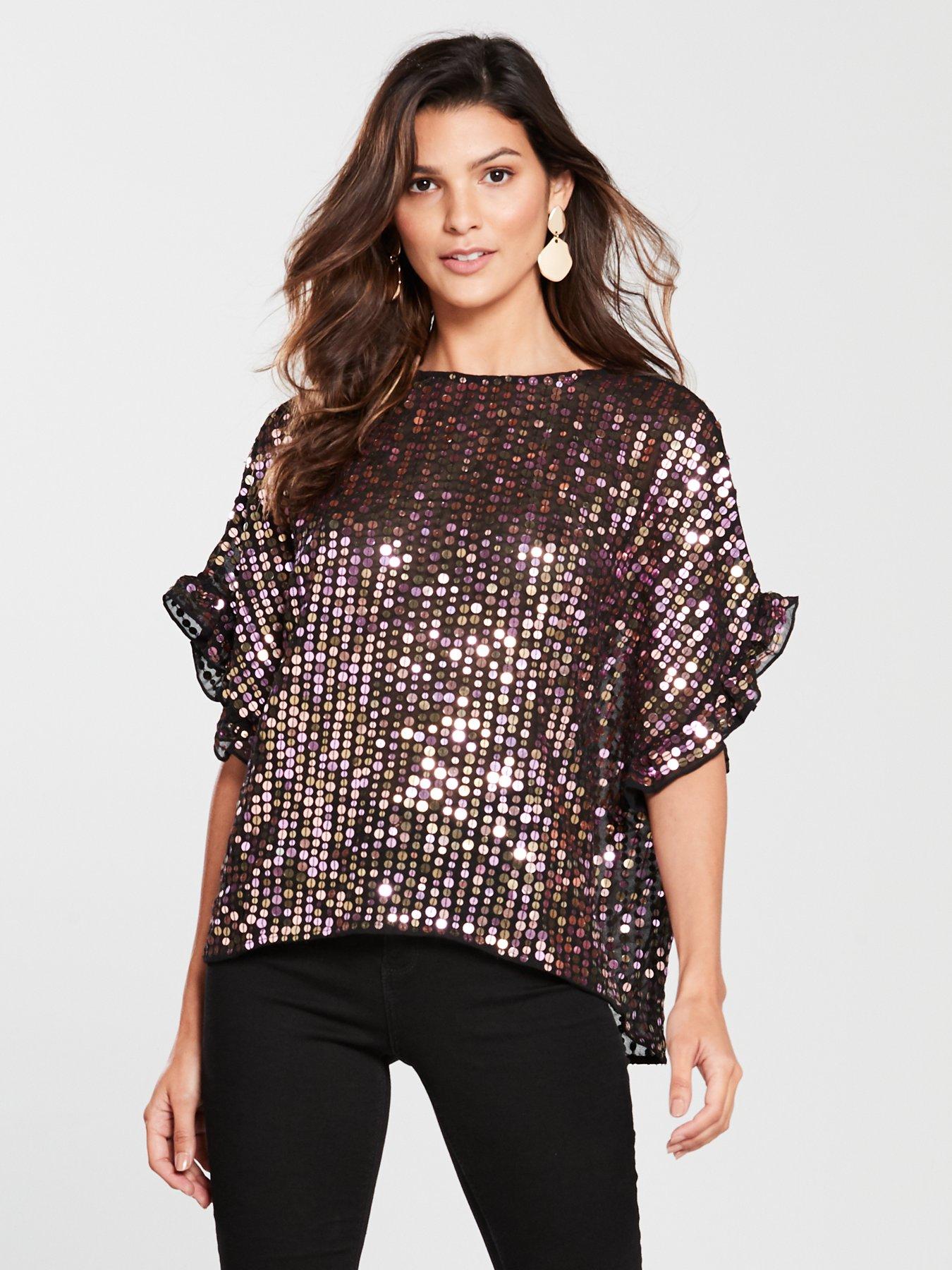 sequin tops river island