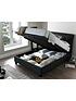  image of very-home-livingstone-fabric-ottoman-storage-bed-frame-withnbspmattress-options-buy-and-save-slate-oatmeal