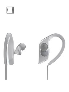 Panasonic RP-BTS55 Wireless Bluetooth IPX5 Water Resistant Headphones - White