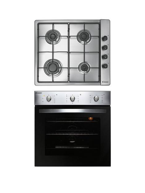candy-coghp60x-60cm-electric-single-oven-amp-gas-hob-pack-with-optional-installation-stainless-steel