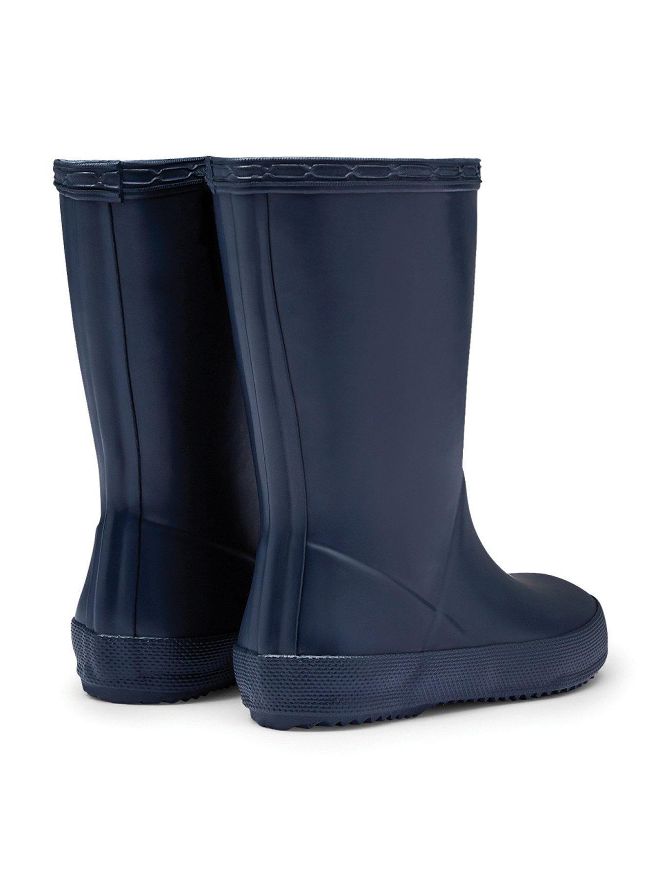 Infant navy shop hunter wellies