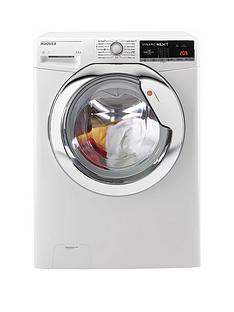 Hoover Dynamic Next WDXOA4106HC 10kg Wash, 6kg Dry, 1400 Spin Washer Dryer with One Touch - White/Chrome