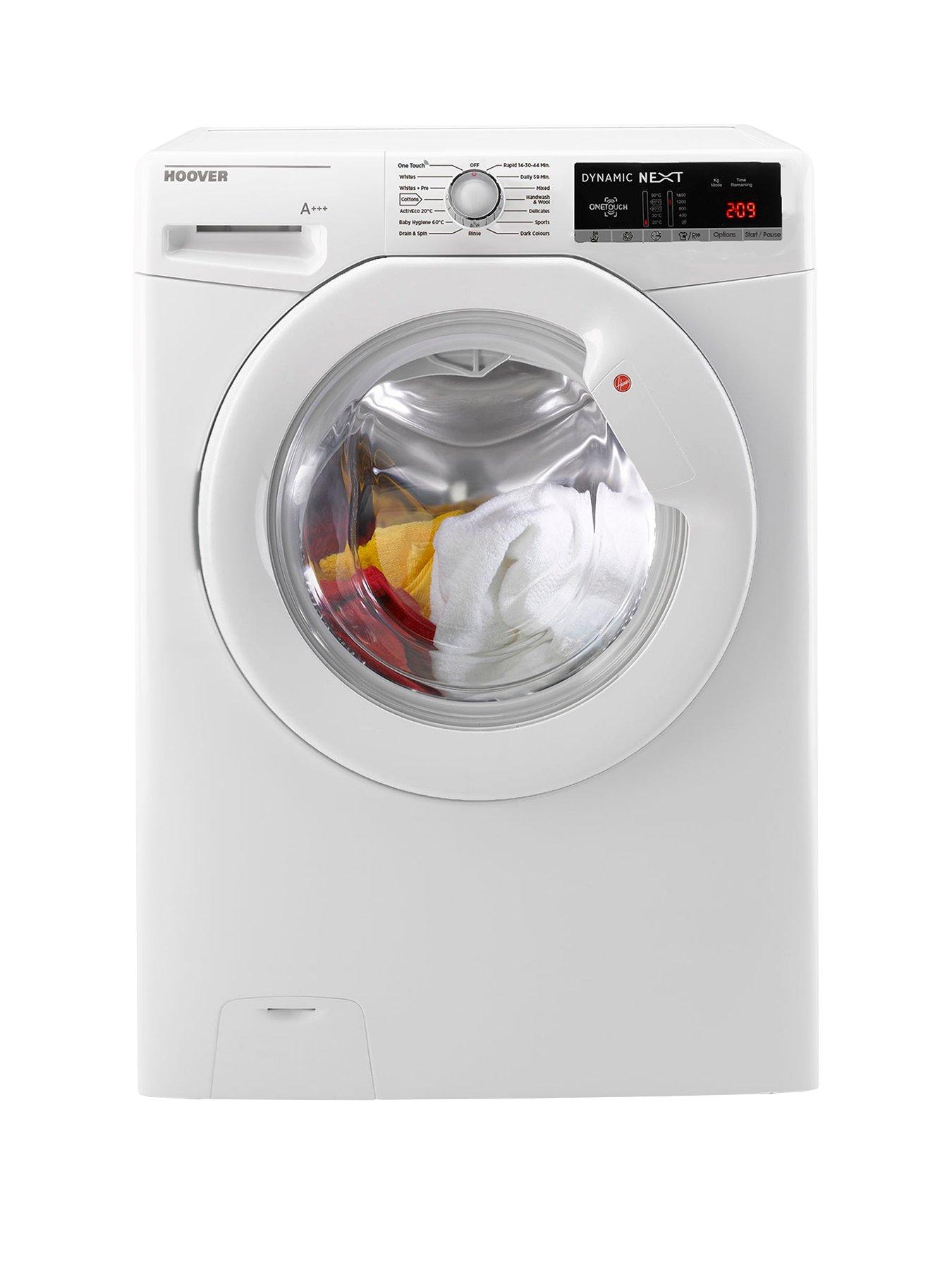 Hoover Dynamic Next Dxoa69Lw3 9Kg Load, 1600 Spin Washing Machine With One Touch – White