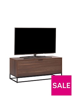 Off The Wall Cube 110 cm TV Cabinet - Walnut Effect - fits up to 50 inch TV