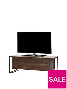 Off The Wall Cube 130 cm TV Cabinet - Walnut Effect - fits up to 60 inch TV