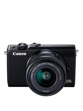 Canon Eos M100 Csc Camera Kit Including 15-45Mm Lens And Irista 50Gb Storage – Black