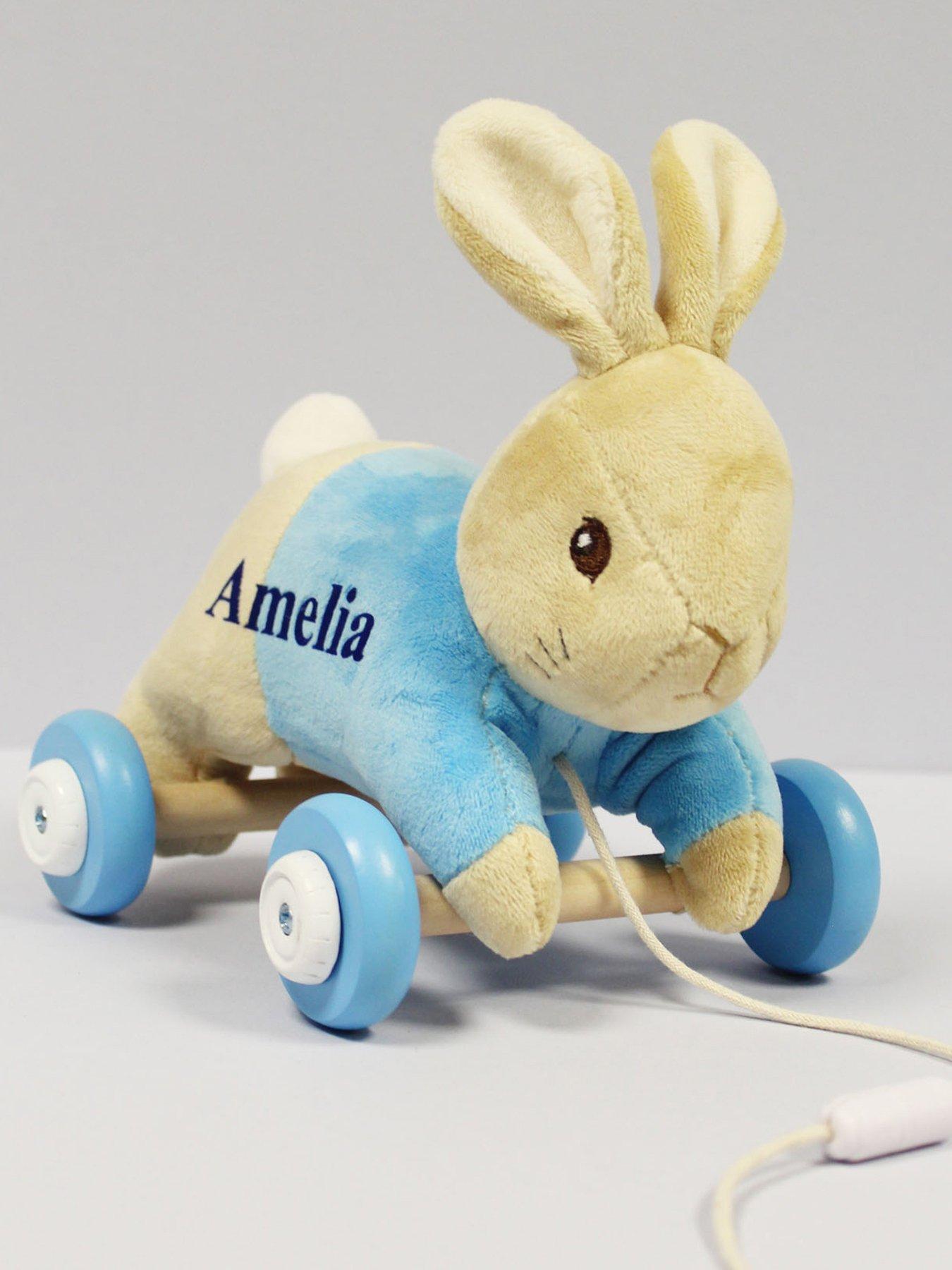 peter rabbit pull along train