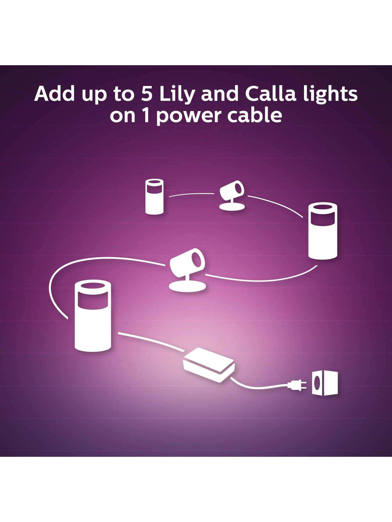 Image 5 of 7 of Philips Hue Hue Outdoor Lily Spike Anthracite 1x8W&nbsp;Extension