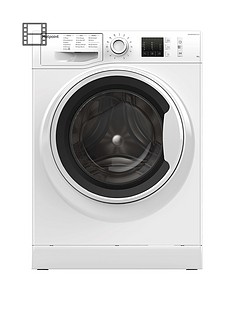 Hotpoint NM10844WW 8kg Load, 1400 Spin Washing Machine - White