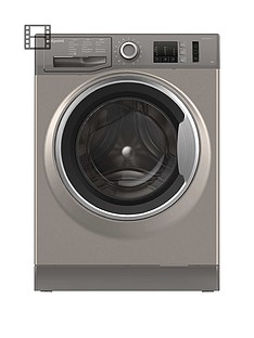Hotpoint NM10844GS 8kg Load, 1400 Spin Washing Machine - Graphite