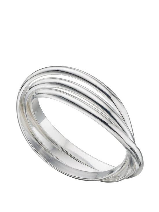 front image of the-love-silver-collection-sterling-silver-3-piece-russian-twist-interlinked-ring
