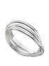  image of the-love-silver-collection-sterling-silver-3-piece-russian-twist-interlinked-ring