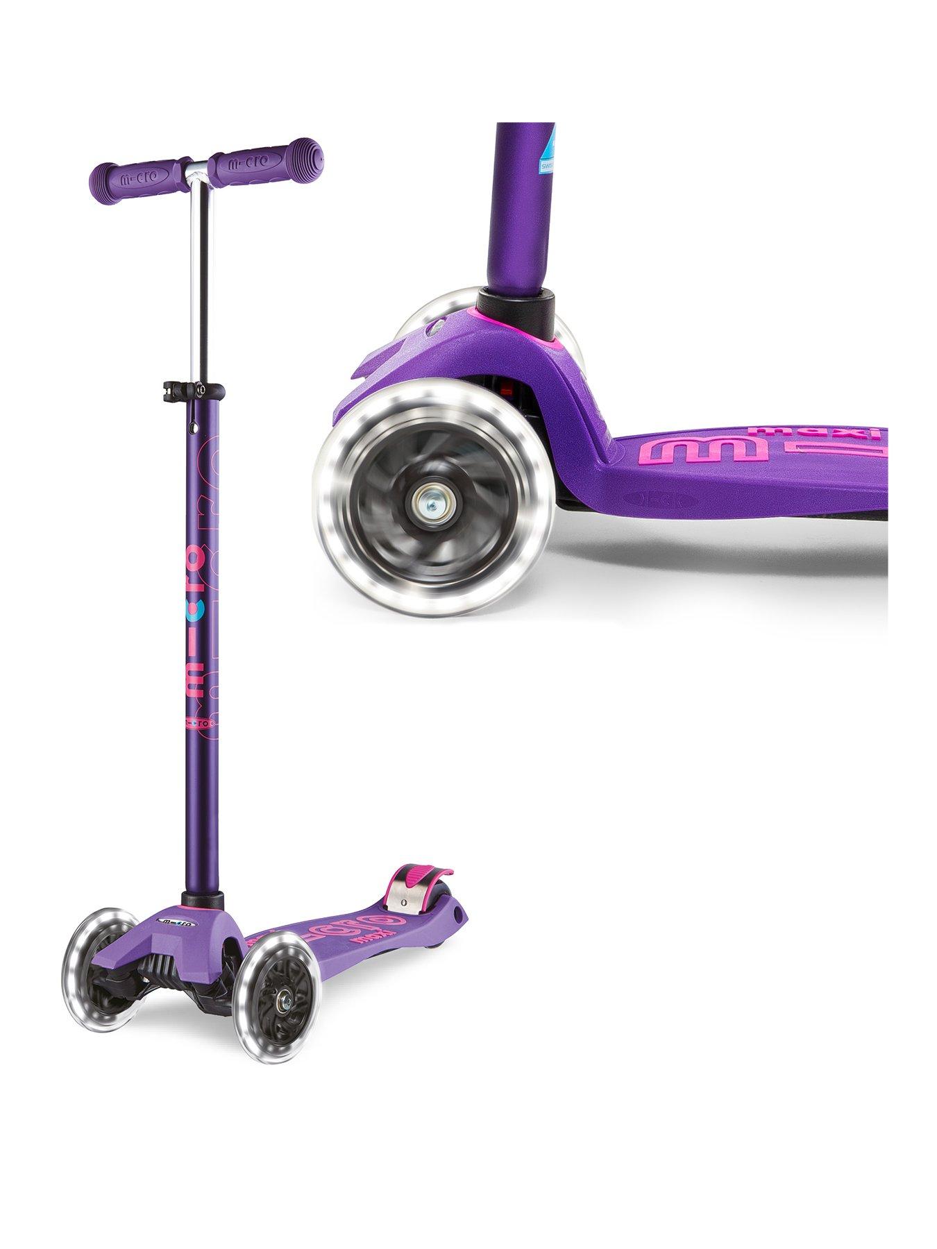 Micro Scooter Maxi Deluxe LED Purple 