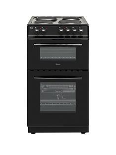 Swan SX15811B 50cm Wide Freestanding Twin Cavity Electric Cooker
