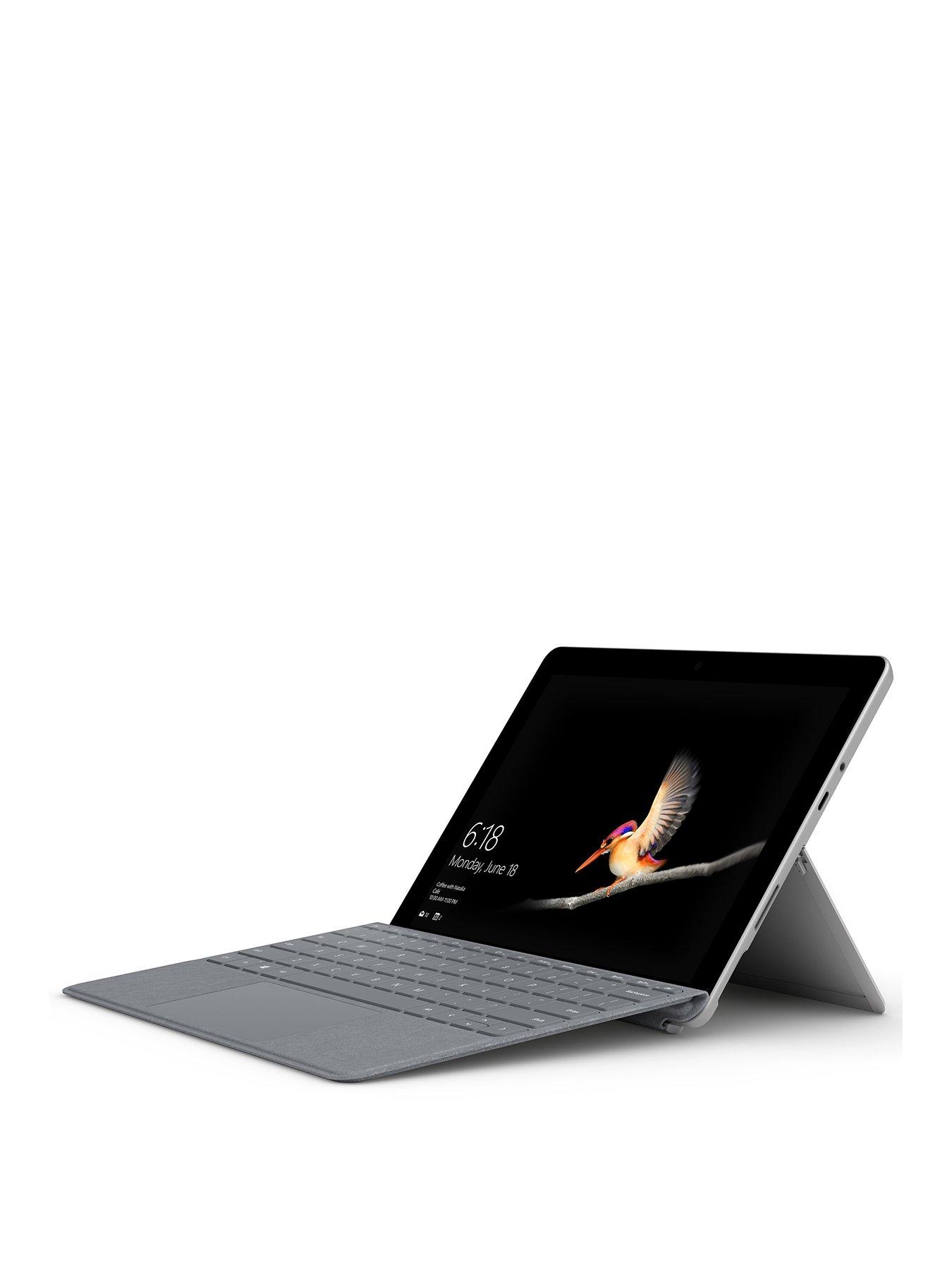 Microsoft Surface Go Intel&Reg; Pentium&Reg; Gold Processor 4415Y, 8Gb Ram, 128Gb Ssd, 10 Inch Touchscreen 2-In-1 Laptop With Type Cover And Optional Microsoft Office 365 Home - Laptop With Microsoft