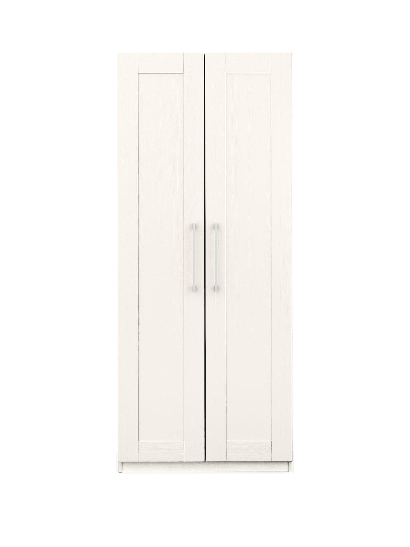 Image 1 of 5 of One Call Frodsham&nbsp;Ready Assembled 2 Door Wardrobe