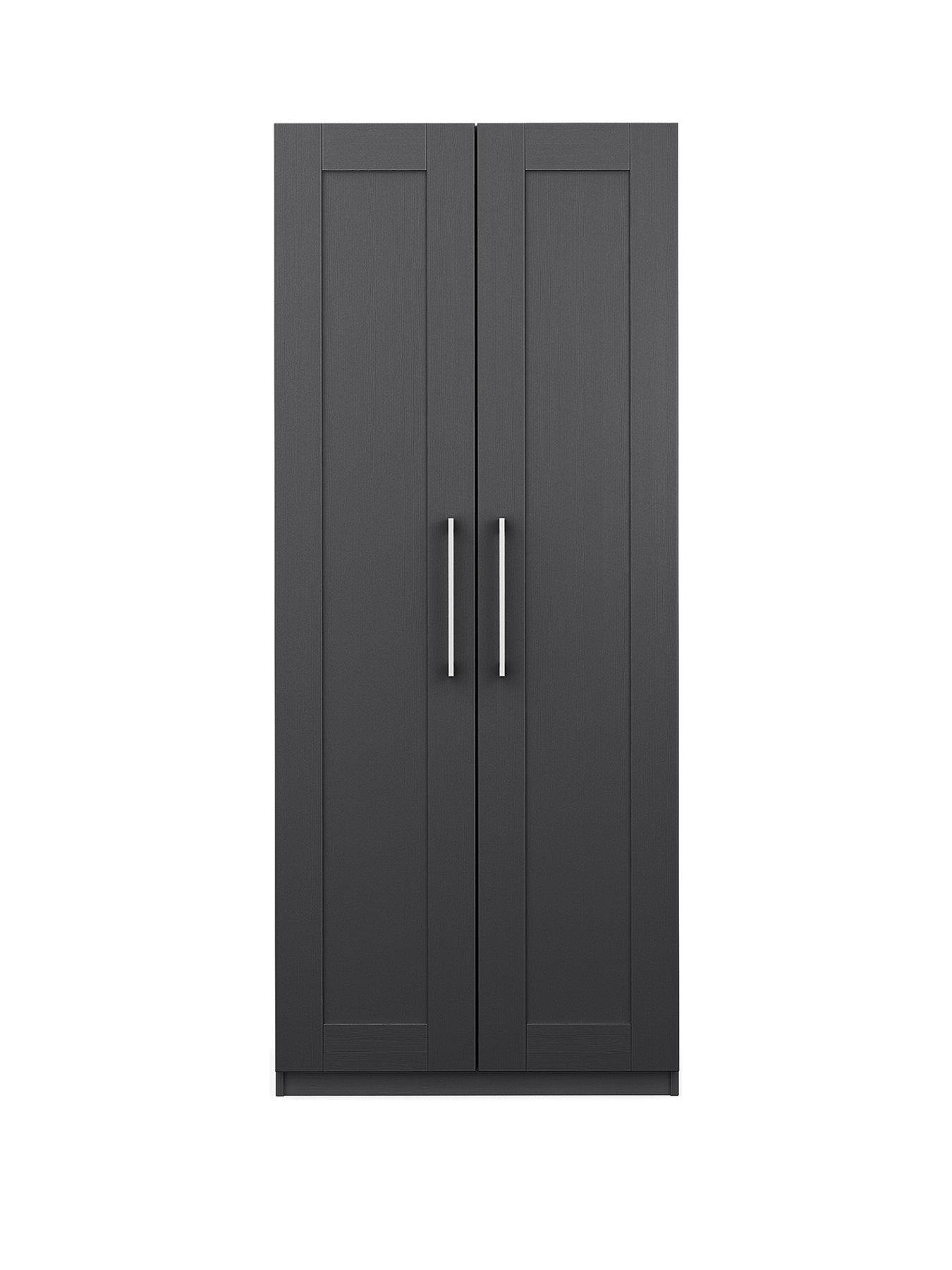 One Call Frodsham Ready Assembled 2 Door Wardrobe