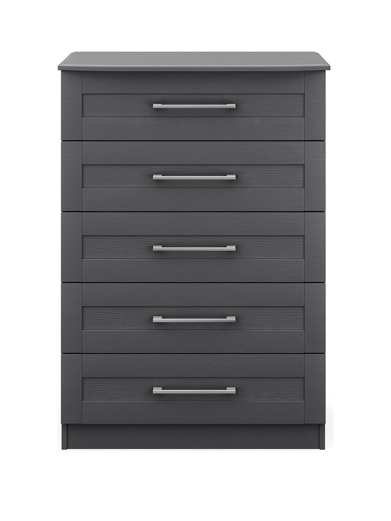 One Call Frodsham Ready Assembled 5 Drawer Chest