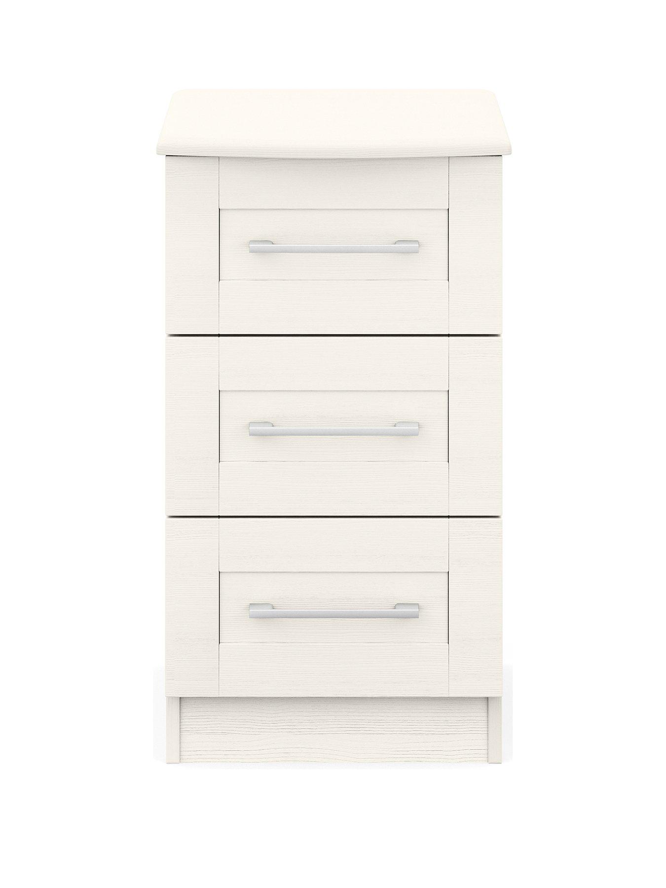 high gloss white dressing table with drawers