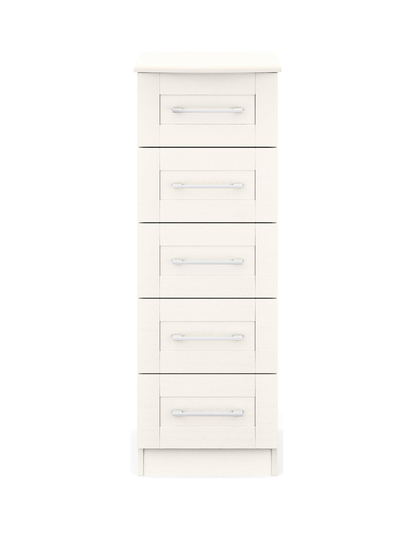 Frodsham Ready Assembled 5 Drawer Narrow Chest Very Co Uk