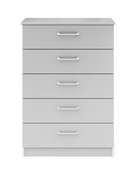 front image of sanford-ready-assembled-high-gloss-5-drawer-chest
