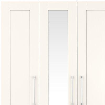 One Call Frodsham Part Assembled 3 Door Wardrobe