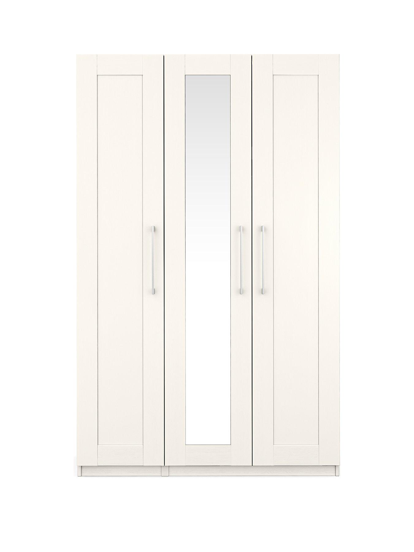 One Call Frodsham Part Assembled 3 Door Wardrobe