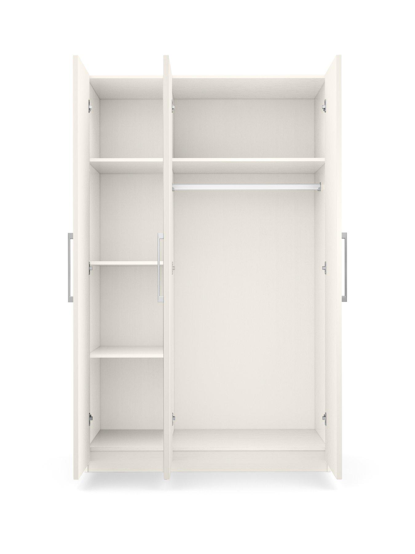 Image 4 of 5 of One Call Frodsham Part Assembled&nbsp;3 Door Wardrobe