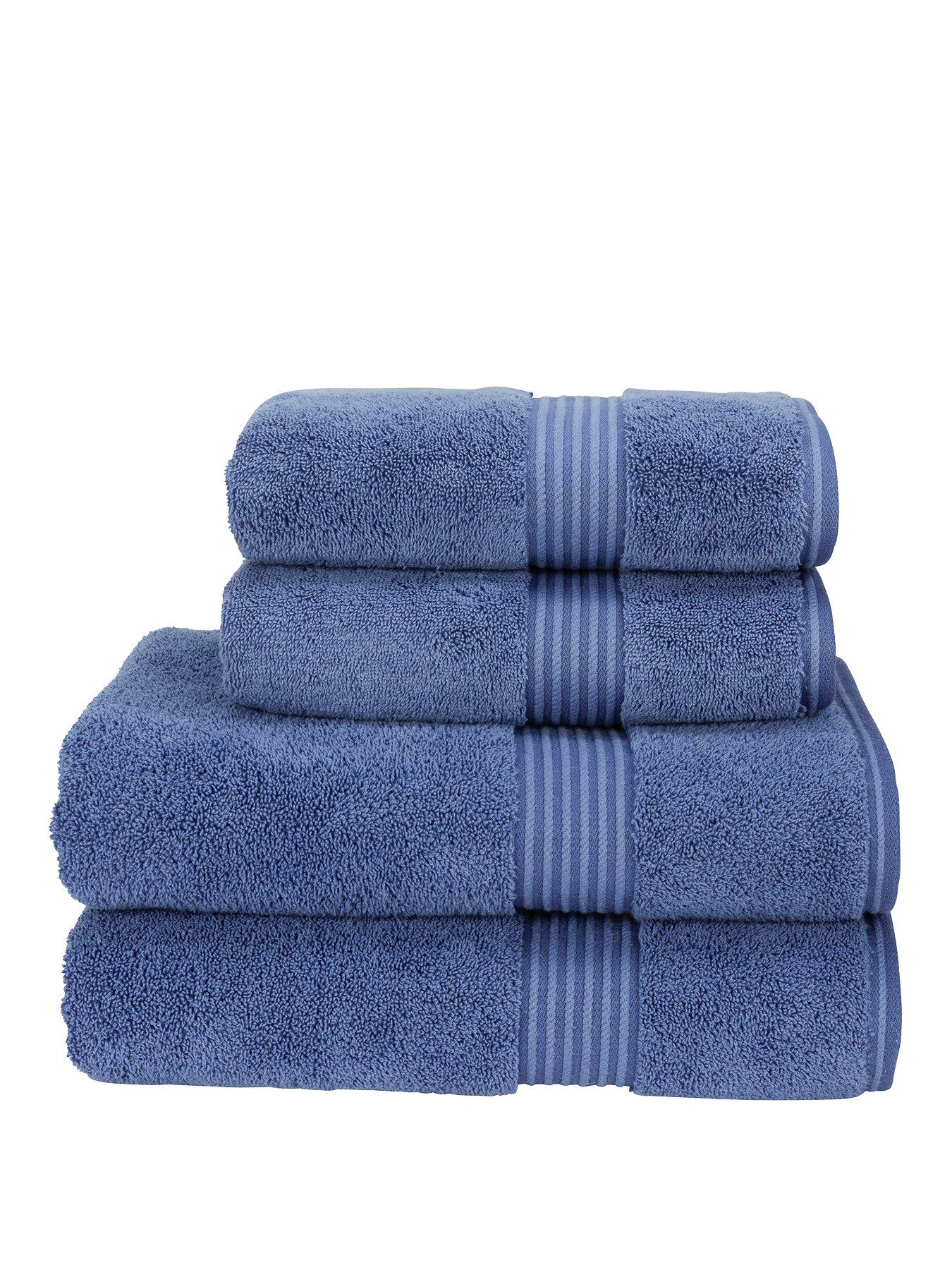 Quality Bath Towels Made In Usa Made in the USA Navy FourPiece