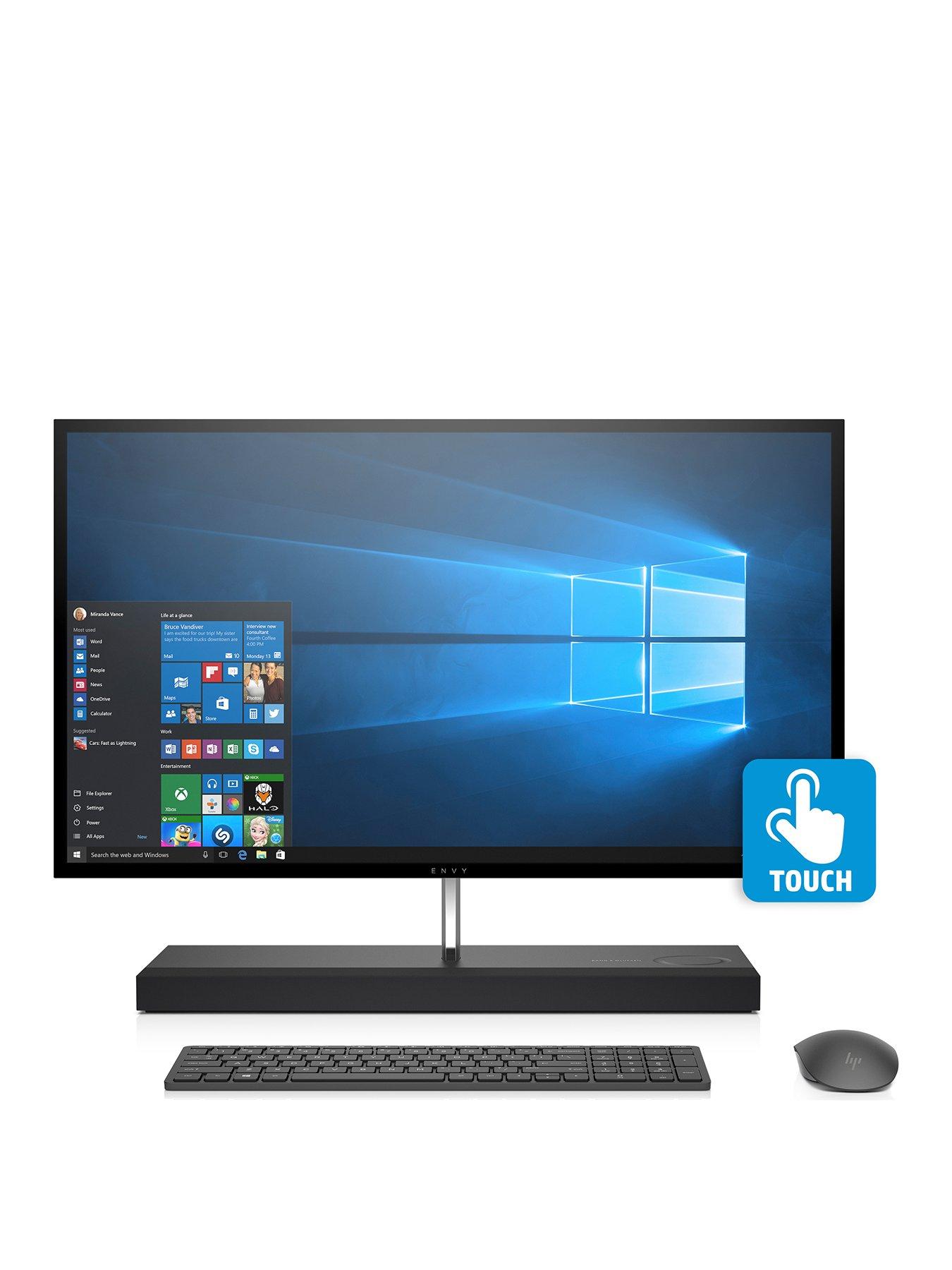 Hp Envy 27-B206Na Intel&Reg; Core&Trade;I7 Processor, Gtx 1050 8Gb Memory, 2Tb Storage &Amp; 256Gb Ssd 27 Inch Touchscreen All In One Desktop Pc