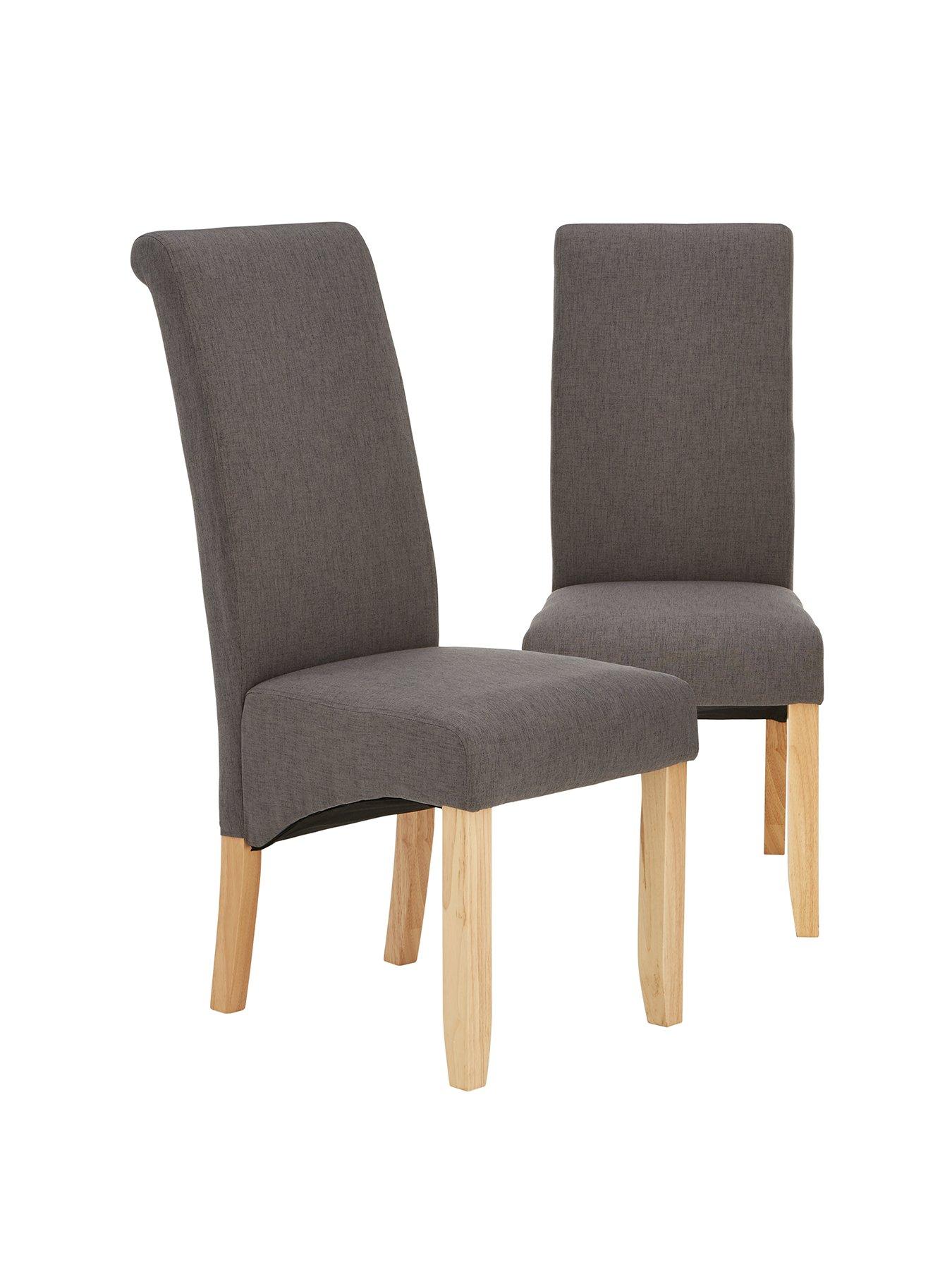 Pair Of Chatham Fabric Dining Chairs