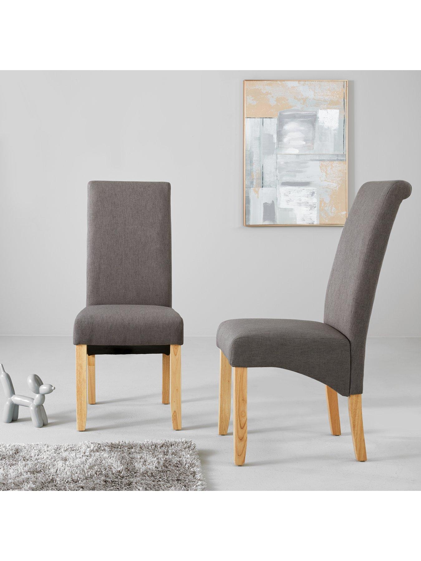 Pair Of Chatham Fabric Dining Chairs