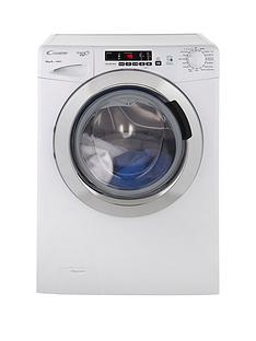 Candy Grand'O Vita GVS1410DC3 10kg Load, 1400 Spin Washing Machine with Smart Touch - White/Chrome