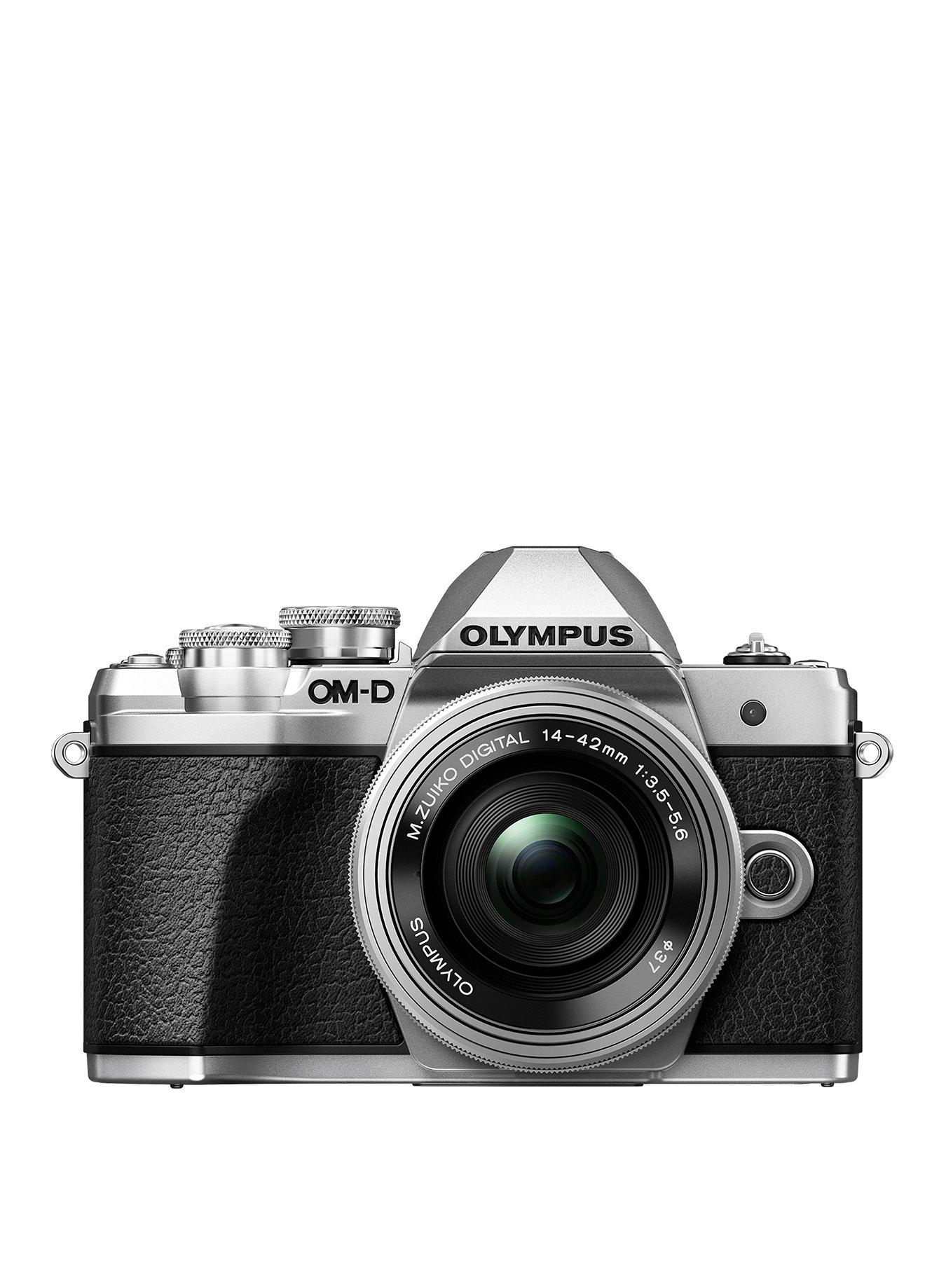 Olympus Olympus Om-D E-M10 Mk Iii Silver Camera M.Zuiko 14-42Mm Ez Pancake Lens Kit