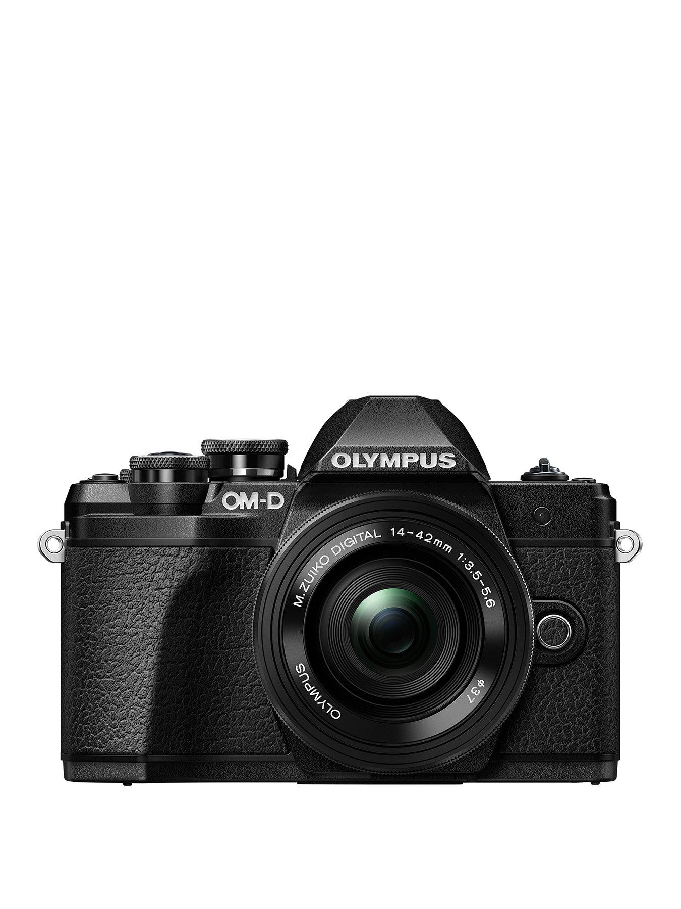 Olympus Olympus Om-D E-M10 Mk Iii Black Camera 14-42Mm Ez Pancake + 40-150Mm R Lens