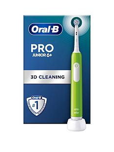Oral-B Oral-B Junior Electric Rechargeable Toothbrush For Children Aged 6+ in Green