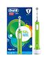  image of oral-b-junior-electric-rechargeable-toothbrush-for-children-aged-6-in-green-2-pin-plug