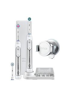 Oral-B Oral-B Genius 8900 Silver Electric Toothbrush Duo Pack