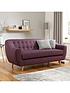  image of claudia-fabric-3-seater-2-seater-sofa-set-buy-and-save
