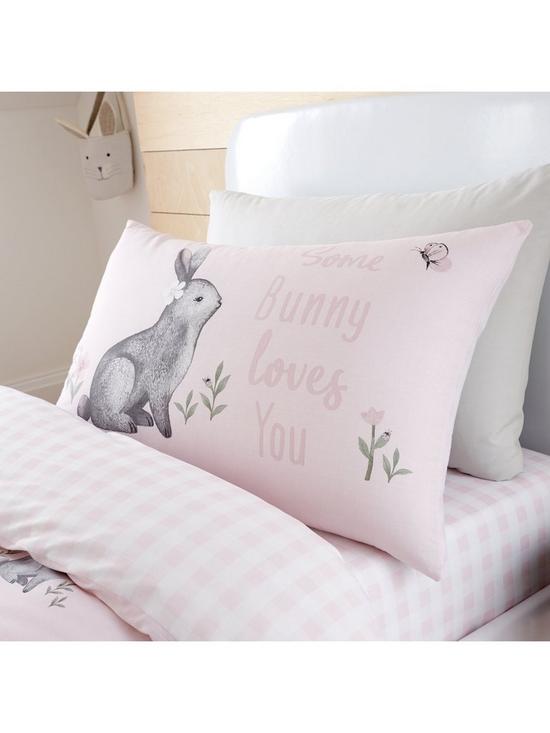 stillFront image of catherine-lansfield-woodland-friends-easy-care-duvet-cover-set-pink