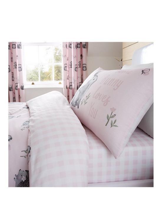 front image of catherine-lansfield-woodland-friends-easy-care-fitted-sheet