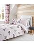  image of catherine-lansfield-woodland-friends-easy-care-fitted-sheet