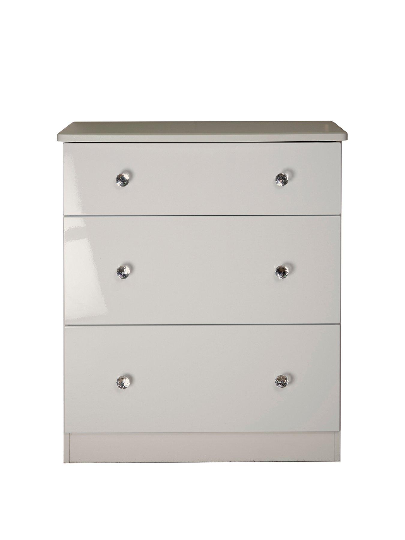 Swift Lumiere Ready Assembled 3 Drawer Deep Chest Very Co Uk