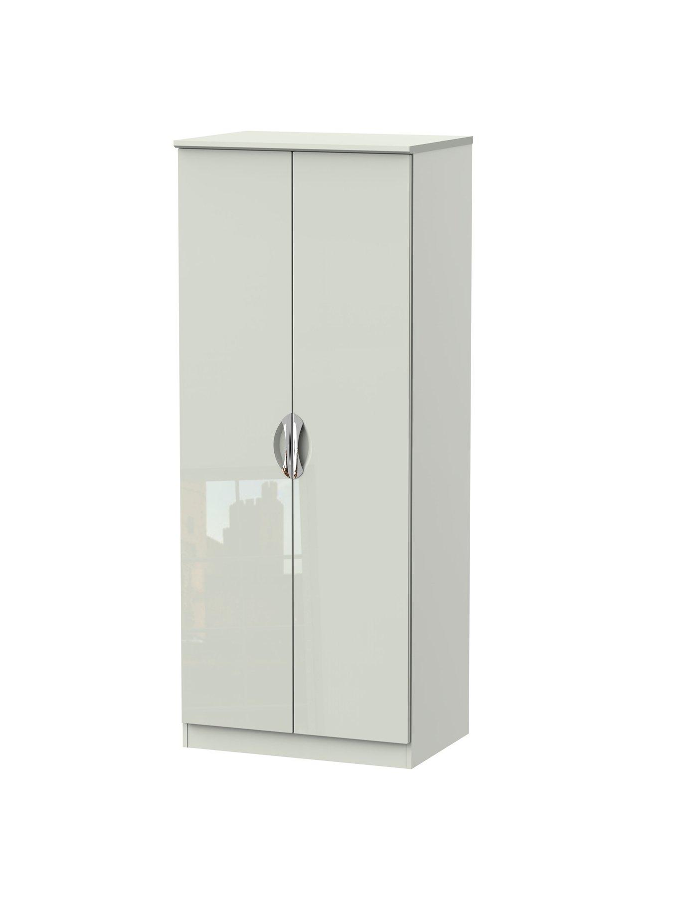 Swift Swift Belgravia High Gloss 2 Door Mirrored Wardrobe Very Co Uk