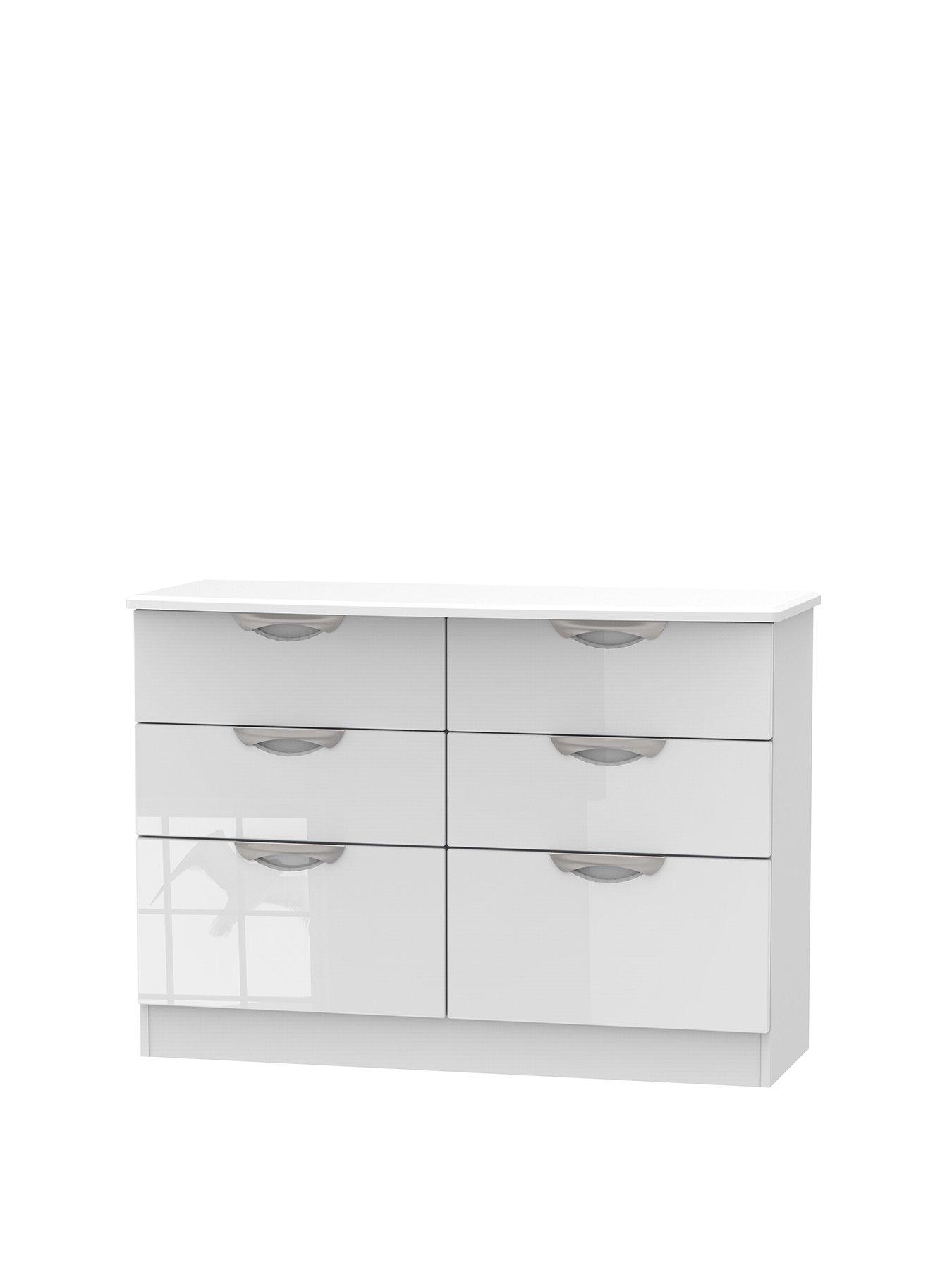Swift Belgravia High Gloss 6 Drawer Chest Very Co Uk