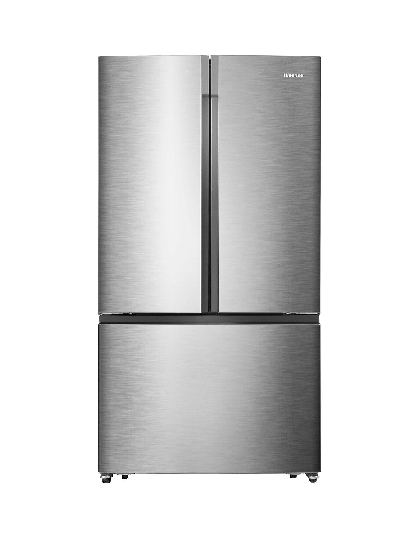 Hisense Rf715N4As1 91Cm Wide, Total No Frost , French Door, Food Centre Fridge Freezer - Stainless Steel Effect