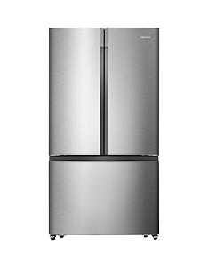 Hisense RF715N4AS1 91cm Wide, Total No Frost , French Door, Food Centre Fridge Freezer - Stainless Steel Effect